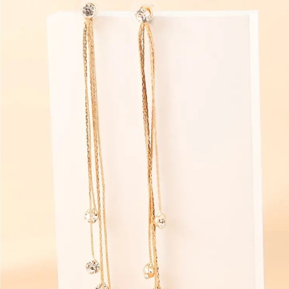 Womans long earrings - Picture 1 of 4
